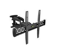DCU Tecnologic | Soporte TV Full Motion Orientable con 3 Brazos | Soporte TV para Pantallas de 32''-70'' | VESA Máx. 600x400 mm | Peso Máx. de Carga 45kg | Instalación Rápida y Fácil | Color Negro
