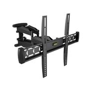 DCU Tecnologic | Soporte TV Full Motion Orientable con 3 Brazos | Soporte TV para Pantallas de 32''-70'' | VESA Máx. 600x400 mm | Peso Máx. de Carga 45kg | Instalación Rápida y Fácil | Color Negro