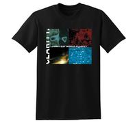 DCVGsdxza Jimmy Eat World T Shirt Clarity Vinyl CD Cover Black L