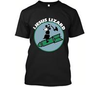 DCVGsdxza The Jesus Lizard American Music Graphic Logo T-Shirt S-3XL Black XXL