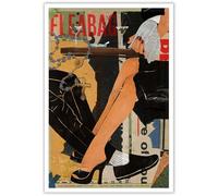 Dcvjiy Póster colorido retro de moda Fleabag divertido I Love You Is Will Pass lienzo arte de pared funky bar carrito decoración estética pintura blanca Cheers cóctel decoración de pared 12 x 16