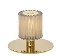 DCW In the Sun, lámpara de sobremesa, cabezal plateado/pie dorado