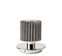 DCW In the Sun, lámpara recargable LED, plateado/malla plateada