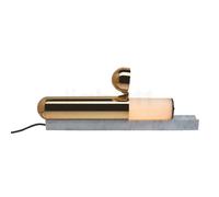 DCW ISP, lámpara de sobremesa LED, mármol - blanco