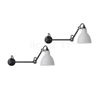 DCW Lampe Gras No 204, set de 2, blanco opalino - 40 cm - sin botón - 37 cm