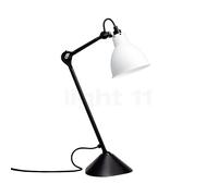 DCW Lampe Gras No 205, lámpara de sobremesa negra, blanco