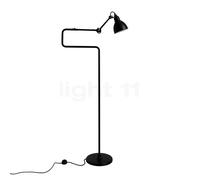 DCW Lampe Gras No 411, lámpara de pie, negro/blanco