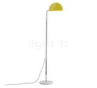 DCW Mezzaluna, lámpara de pie LED, amarillo
