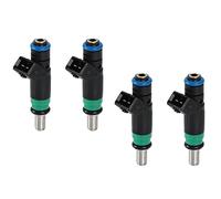 DCXXAN Juego de 4 inyectores de Combustible 98MF-BB para Ford Fiesta V (2001-2008) y Fusion (2002-2012) 1.4L.