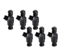 DCXXAN Juego de 6 inyectores de Combustible 0280155742. Accesorios para Mercedes CLK320 E320 ML320 C280 3.2L 2.8L V6.