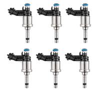 DCXXAN Juego de 6 inyectores de Combustible 12638530 12638530-6N 62801 217-3445 WX163087804803 para Cadillac CTS STS y Chevrolet Camaro Traverse 3.6L V6