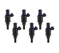 DCXXAN Juego de 6 inyectores de Combustible 1439800. Accesorios para BMW 330CI, 330I, 530I, X3, X5, Z3, Z4 (2001-2006, 3.0L).
