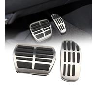 DCXXAN Pedales de Apoyo para Coche, Freno de Combustible, Embrague, Cubiertas Protectoras para Nissan X-Trail (2014, 2015, 2016, 2017 y 2018)