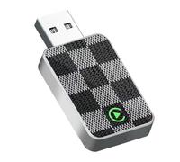 DCYBDL 2 en 1 Adaptador Carplay Inalambrico para Alpine A110 2021 2022 2023 2024, Convierte Cable a Inalámbrico Carplay Coche Conexión Bluetooth Rápido y Estable,B Silver