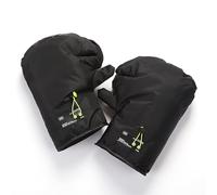 DCYBDL 2 Piezas Guantes para Manillar de Moto para Suzuki Satria F150 2023, Resistentes al Viento Invierno Térmico Guantes de Manillar de Motocicleta,A