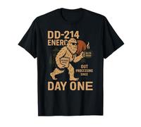 DD-214 Bebida Energética Veterano Libertad Día Uno Camiseta