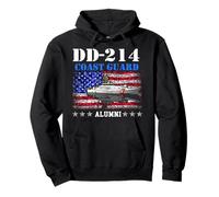 DD-214 US Coast Guard Alumni tee USCG Veterano Sudadera con Capucha