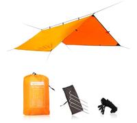 DD Hammocks - Toldo resistente y ligero (3 x 3 m), Sunset Orange