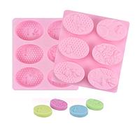 DD-life 2 moldes de jabón de silicona de abeja, moldes de panal para hacer caramelos de gelatina de chocolate