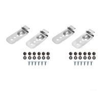 DD98-01051C Pieza de repuesto para lavavajillas Samsung DW80M DW80R - Kit de soporte de montaje robusto que garantiza un ajuste seguro debajo del mostrador antivibración plateado (2 juegos)