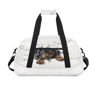 Ddachshund - Bolsas de lona para perros salchicha, para mujeres, hombres, niños y niñas, bolsa de viaje para fin de semana, bolsa de viaje de 24 L, bolsa de deporte para gimnasio, bolsa de práctica,