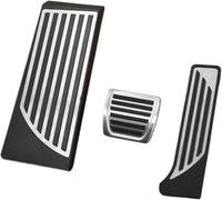 DdaiXQ Cubierta del Pedal del Coche para Stelvio 2017 2018 2019 2020 2021 2022 2023 2024, Cubierta Antideslizante para Pedal de Freno y Acelerador Pedal Cubierta