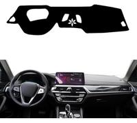 DdaiXQ Fundas Salpicadero para BMW Serie 5 G30 2017-2020 con HUD, Cubierta Tablero Instrumentos Alfombras Parasol Antideslizantes Cubierta Tablero