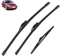 DdaiXQ Limpiaparabrisas Parabrisas para KIA Ceed Ceed ED 2010-2012, 2011, Limpia Parabrisas Delanteras Y Traseras Coche Escobilla Limpiaparabr