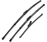 DdaiXQ Limpiaparabrisas Parabrisas para Polo 6R Hatchback 2009 2010 2011 2012 2013 2014 2015-2017, Limpia Parabrisas Delanteras Y Traseras Coche Escobilla Limpiaparabr