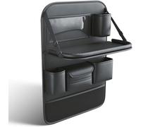 DdaiXQ Organizador Asiento Coche, para Volvo S90 T8 Recharge 2020-2023 2024 2025 2026 Organizador De Respaldo Asiento Automóvil, Protector Respaldo Asiento Trasero,Black/A