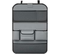 DdaiXQ Organizador Asiento Coche, para Volvo V60 1st Gen 2011-2018 Organizador De Respaldo Asiento Automóvil, Protector Respaldo Asiento Trasero,Grey/C