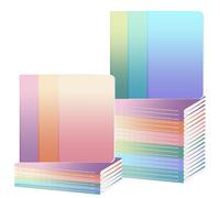 Ddaowanx Pequeños blocs de notas rayados, bonitos mini diarios a granel, 3.5 x 5.5 pulgadas, 72 páginas, juego de cuadernos de bolsillo, cuadernos coloridos para niños, recuerdos de fiesta (30)