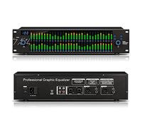 DDARKHORSE Ecualización Digital T2531 Ecualizador de reducción de Ruido, con Pantalla de Espectro LED, procesamiento de Audio Dual 31, Anti-aullido