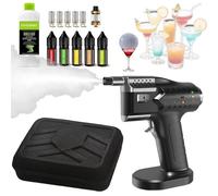 Ddasam Ahumador Cocteles, Pistola Ahumadora de Cócteles Profesional - Ahumador Frío Portátil USB Recargable para Carnes, Pescados, Bebidas - Ideal Chef, Bares, Regalo Gourmet