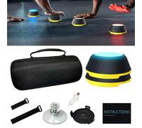 Ddasam Entrenamiento con Luz De Reacción, Kit De Entrenamiento De Velocidad De Reacción Ágil, Smart Luces de Agilidad Equipo de Entrenamiento Luces de Boxeo Entrenador Reacción Gimnasio Luces