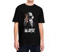 ddAWESDXZ Futuramas Bender I'Ll Beer Back T Shirt Men Cotton Crewneck Summer Tops Black L