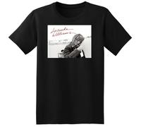 ddAWESDXZ Lucinda Williams T Shirt Lucinda Williams Vinyl CD Cover Black M