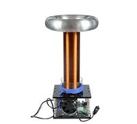 DDCFL Altavoz Tesla Coil de 800 W, generador de Arco de Estado sólido, Genera Hermosos Rayos Artificiales, Ideal para demostraciones de física en el Aula, experimentos científicos educativos en casa