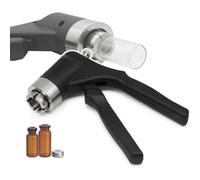 DDCFL Herramienta para engarzar Tapas abatibles de 20 mm, engarzadora de Viales Manual, con Palanca ergonómica para Sellos herméticos sin Esfuerzo, para Tapas abatibles de Aluminio