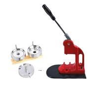 DDCFL Máquina para fabricar Insignias de Alta Resistencia, máquina para fabricar Botones de 32 mm con Cortador Circular Ajustable, Kit de prensado de Botones DIY para niños y Adultos