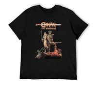 dddddtttDDD Conan The Barbarian 80s Movie Arnold Retro T Shirt 1248 Colour42 S