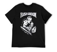 dddddtttDDD Flash Gordon Dale Arden Men's T Shirt Ming Characters Comic Book Hero Adventure BlueOne Size