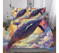 DDDFRTYY The Ballena - Funda nórdica con funda de almohada (220 x 240 cm)