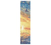 DDDIYEU Naranja Cielo Vibrante Puesta De Sol Skateboard Griptape Antideslizante Autoadhesivo Longboard Pegatinas de Agarre Griptapes 9x33in,44x10in(1pcs)
