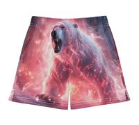 DDDIYEU Oso Polar Caliente Bañador de Niña,Pantalones Cortos de Playa de Secado Rápido,Pantalones de Natación para Niños