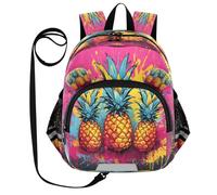 DDDIYEU PiñAs Rosa Rt Mochila Divertida para Niños Pequeños con Orejas,Mini Bolso de Hombro,Lindo Mochilita para Niños