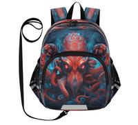 DDDIYEU Pulpo Monstruo Fresco Mochila Divertida para Niños Pequeños con Orejas,Mini Bolso de Hombro,Lindo Mochilita para Niños
