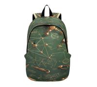 DDDIYEU Tablero De MatemáTicas De Arte Mochila de Computadora Portátil Ligera Mochila de Senderismo Paquete Diario de Campamento