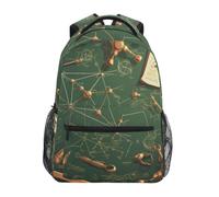 DDDIYEU Tablero De MatemáTicas De Arte Mochila de Estudiantes Hombro Mochilas para Viajes Escolar Niños Niñas