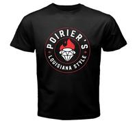 DDDREDFGU Dustin Poirier Louisana Style Hot Sauce Logo Men's T-Shirt Black L